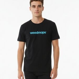 Weedmaps Black Short Sleeve Tee
